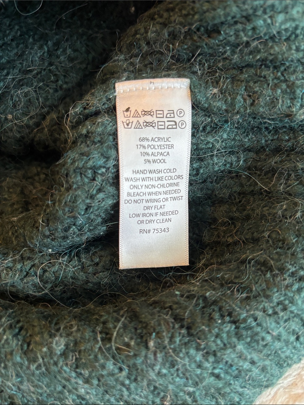Max Studio Chunky Knit Alpaca Wool Blend Oversized Cardigan Women’s L EUC - Picture 6 of 9